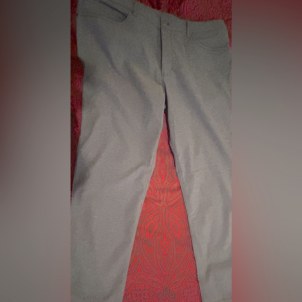 Lululemon ABC Slim-Fit 5 Pocket Pant Utilitech Heathered grey
